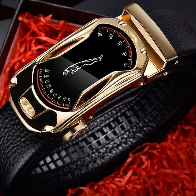CARTELO™ Automatic Buckle Genuine Leather Belt For Men