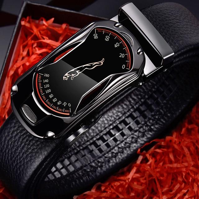 CARTELO™ Automatic Buckle Genuine Leather Belt For Men