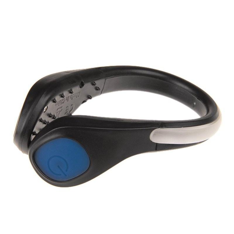 LED Safety Running Shoe Clips (2pcs) - Indigo-Temple