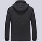 Men Military Windproof Waterproof  Rain Jacket (3 colors) - Indigo-Temple