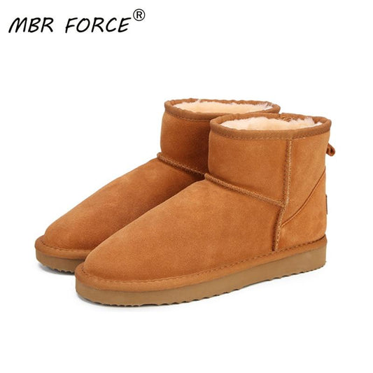 MBR™ Genuine Leather Snow Boots For Women