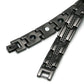 PET-  Black Stainless Steel Bracelet - Indigo-Temple