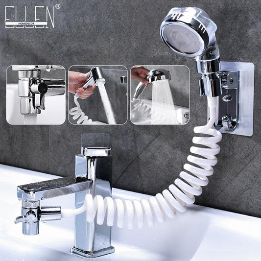 External Attachable Sink Shower Head Set