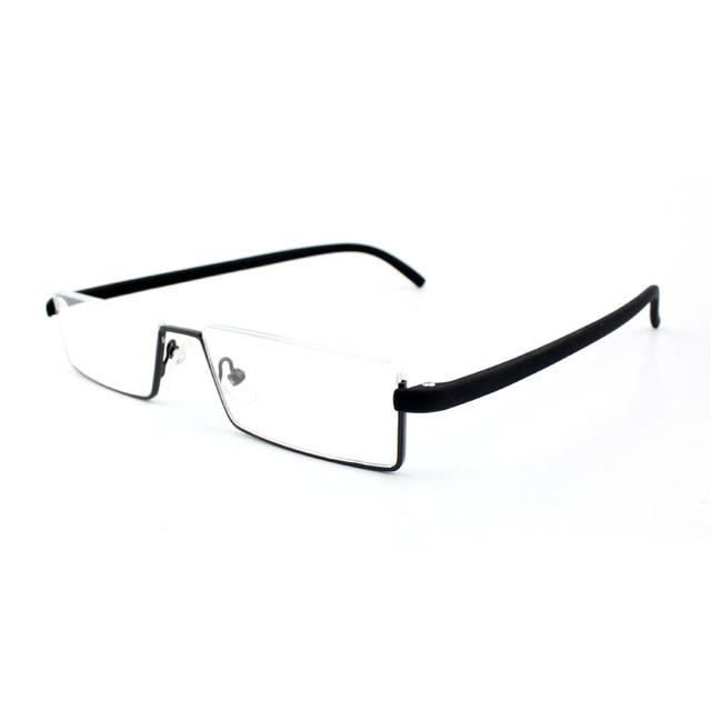Light Half Frame Prescription Reading Glasses With Case