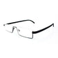 Light Half Frame Prescription Reading Glasses With Case