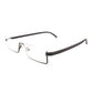 Light Half Frame Prescription Reading Glasses With Case