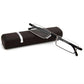 Light Half Frame Prescription Reading Glasses With Case