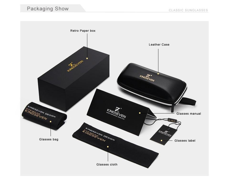 KINGSEVEN Polarized Aluminum Driving Sunglasses