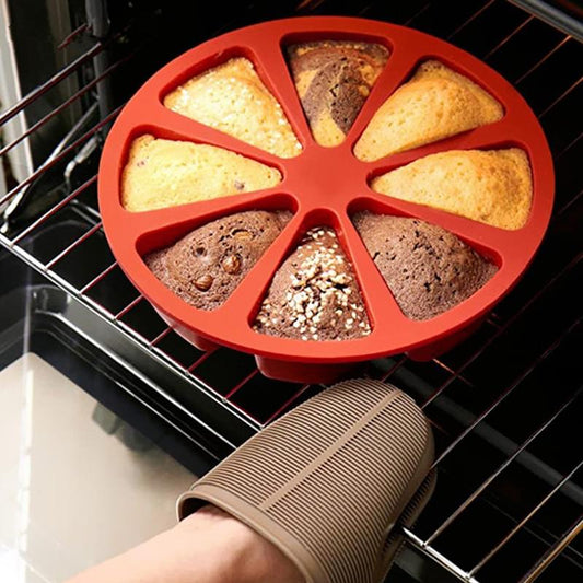 8 Cavity Non Stick Silicone Baking Mold