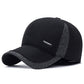 Winter Wool Baseball Cap with Ear Flaps