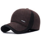 Winter Wool Baseball Cap with Ear Flaps