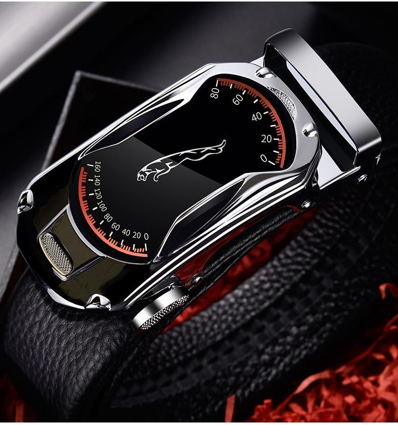 CARTELO™ Automatic Buckle Genuine Leather Belt For Men