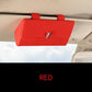 Premium Leather Magnetic Car Glasses Organizer