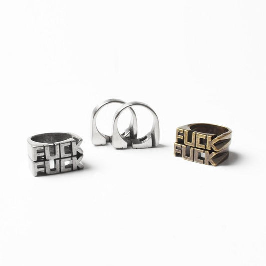 FUCK - Rings - Indigo-Temple