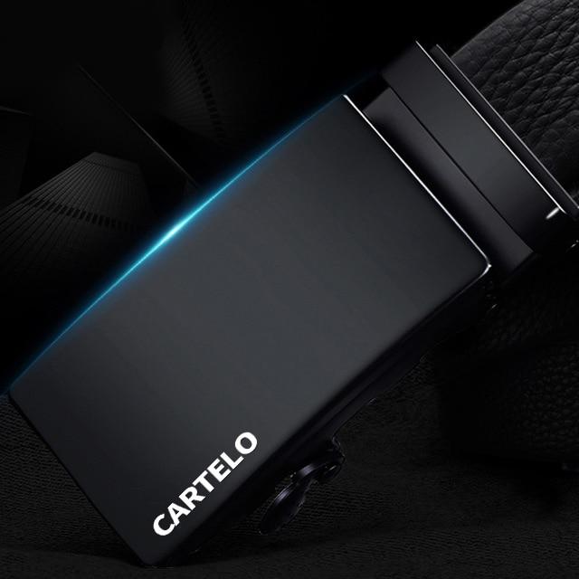 CARTELO™ Automatic Buckle Genuine Leather Belt For Men