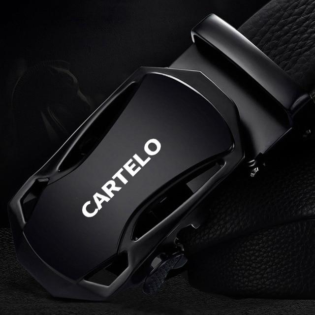 CARTELO™ Automatic Buckle Genuine Leather Belt For Men