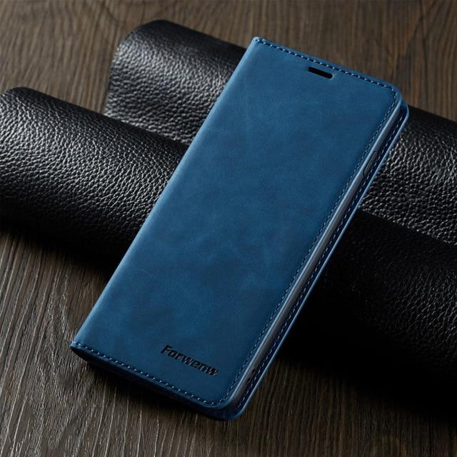 Leather Flip Case For Samsung Phones