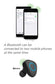 Car Bluetooth intelligent  In-Ear Earphones safety + USB charger - Indigo-Temple