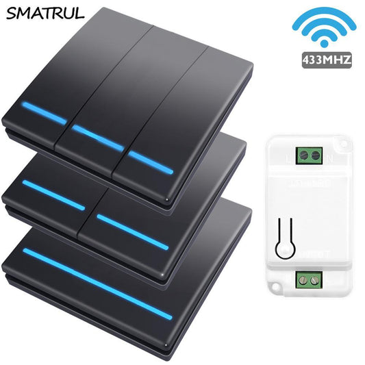 SMATRUL™ Wireless Remote Control Light Switch Receiver Kit