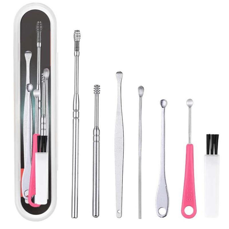 Innovative Spring Powered EarPick Wax Cleaning Set (7pcs)