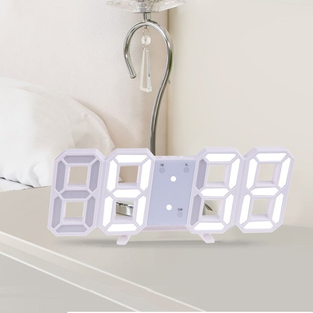 3D LED Large Digital Clock