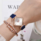 Luxury Women's Square Diamond Watch