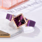 Luxury Women's Square Diamond Watch