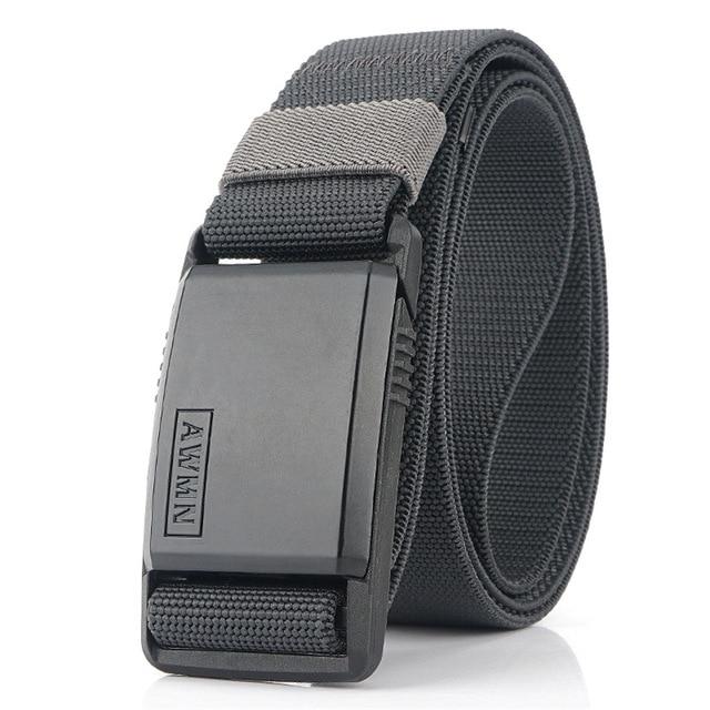 Magnetic Metal Buckle Adjustable Nylon Belt