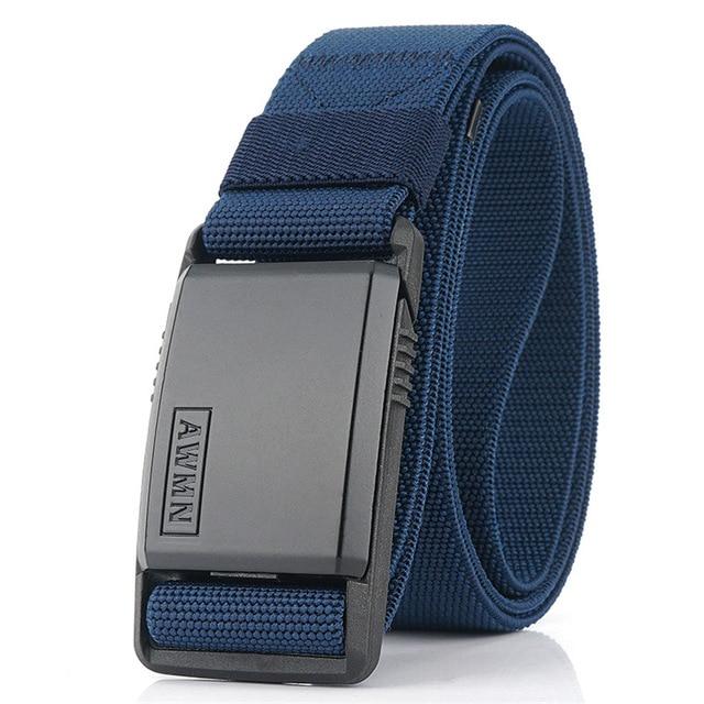Magnetic Metal Buckle Adjustable Nylon Belt