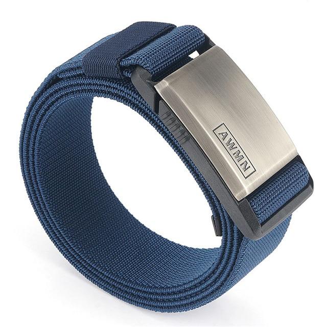 Magnetic Metal Buckle Adjustable Nylon Belt