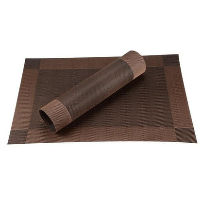 Woven Placemat Set for Dining Table