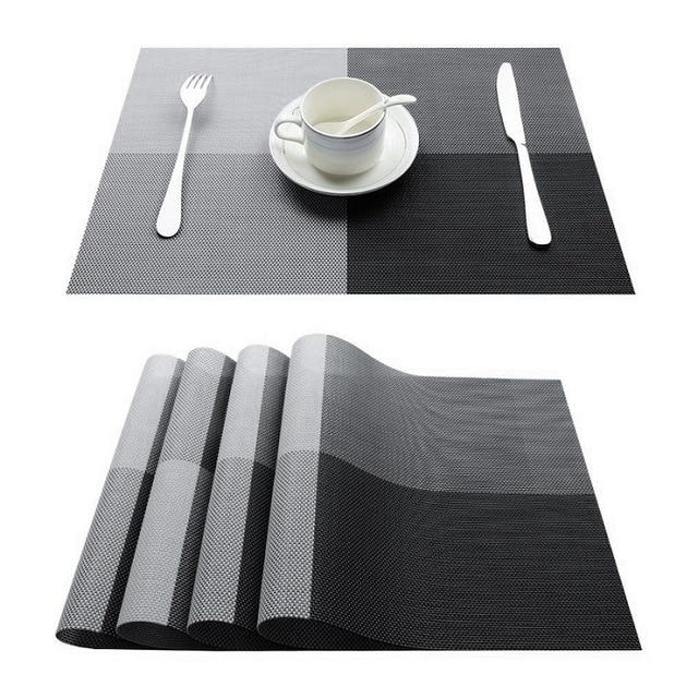 Woven Placemat Set for Dining Table