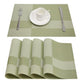 Woven Placemat Set for Dining Table