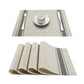 Woven Placemat Set for Dining Table