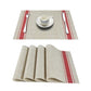 Woven Placemat Set for Dining Table