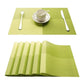 Woven Placemat Set for Dining Table