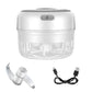 USB Rechargeable Wireless Mini Electric Chopper