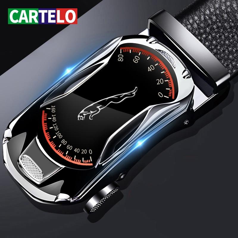 CARTELO™ Automatic Buckle Genuine Leather Belt For Men