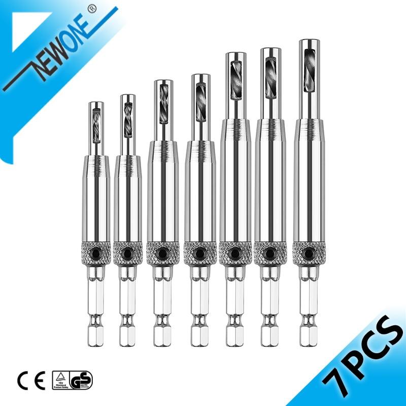 Self Centering Woodworking Core Drill Bit Set