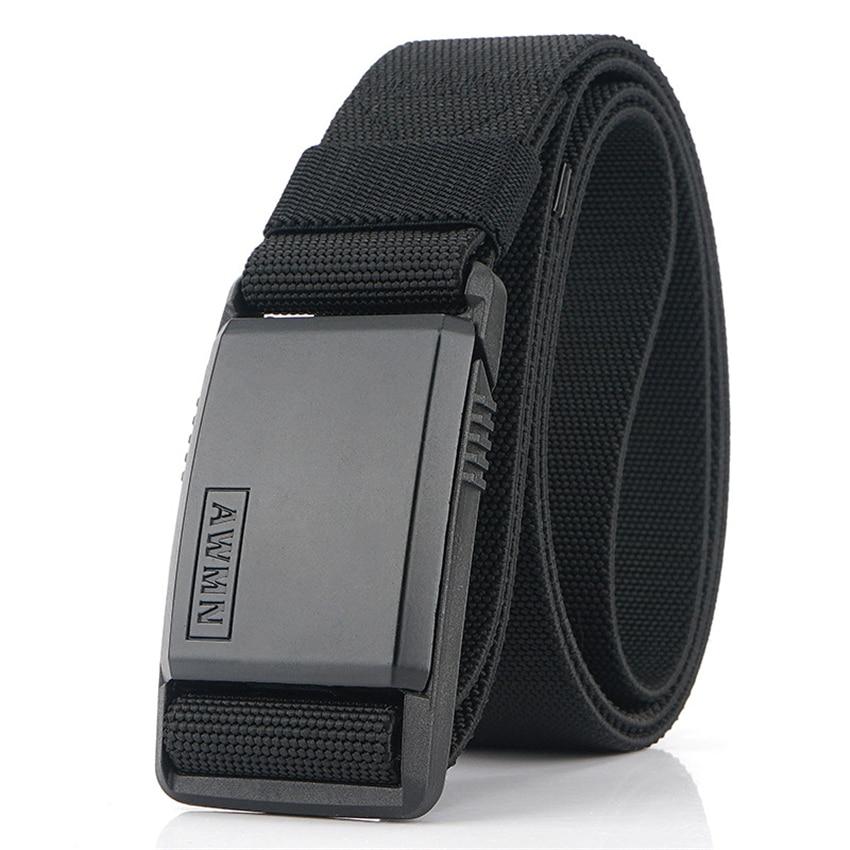 Magnetic Metal Buckle Adjustable Nylon Belt