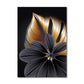 Black & Golden Leaves Canvas