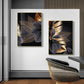 Black & Golden Leaves Canvas