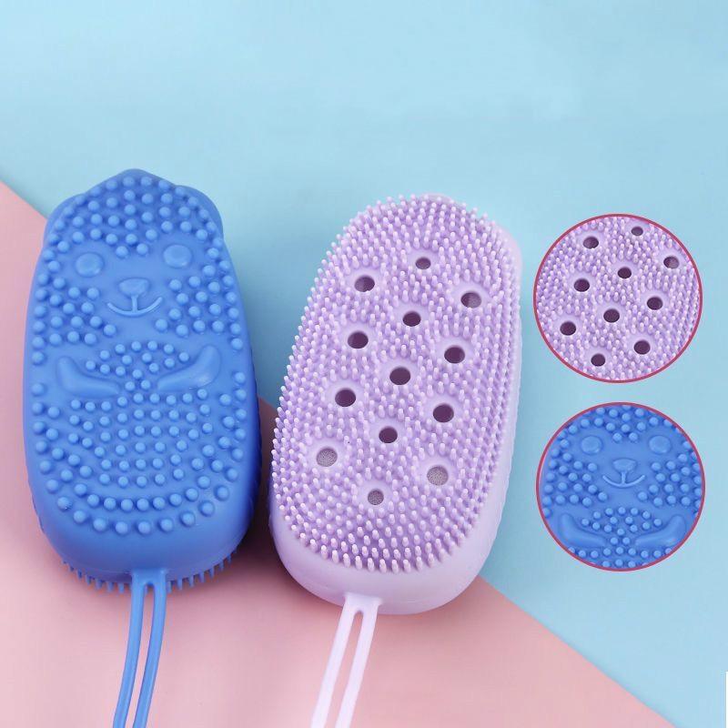 Quick Foaming Double-Sided Silicone Bath Brush ***2pcs***