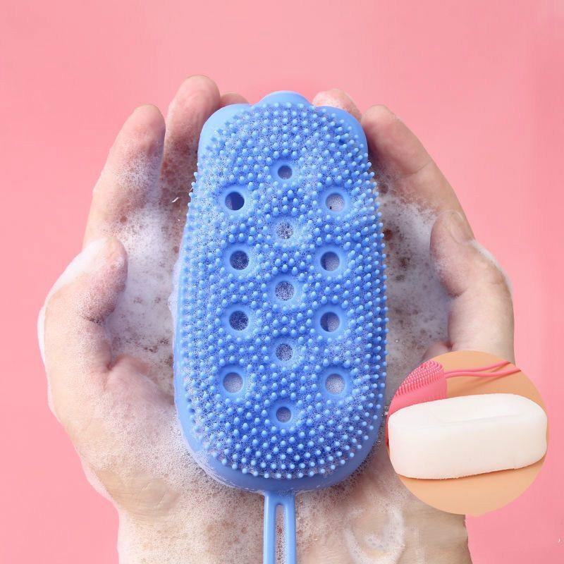 Quick Foaming Double-Sided Silicone Bath Brush ***2pcs***