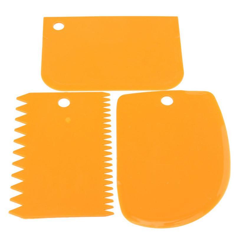 3Pcs Cake Decorating Tools  (Ranodm Color) - Indigo-Temple