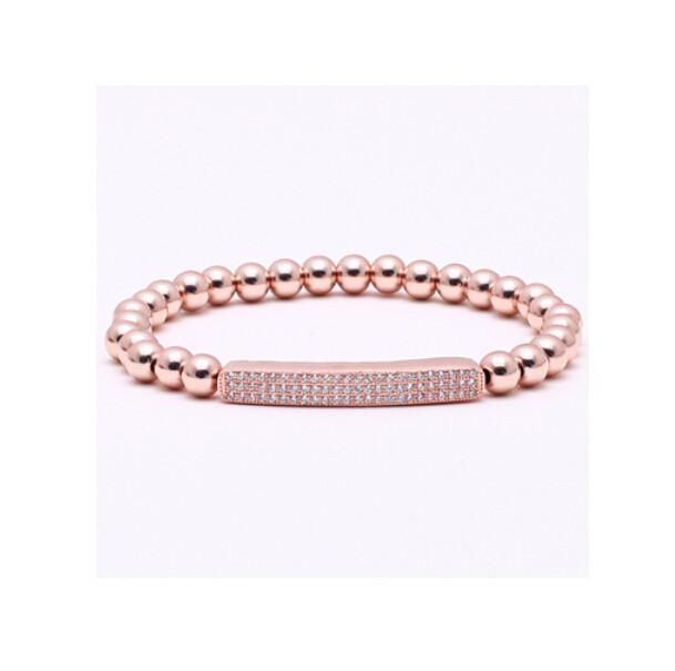 Zircon -  beads Bracelets - Indigo-Temple