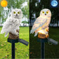 Solar Powered Waterproof Garden Owl LED Lamp