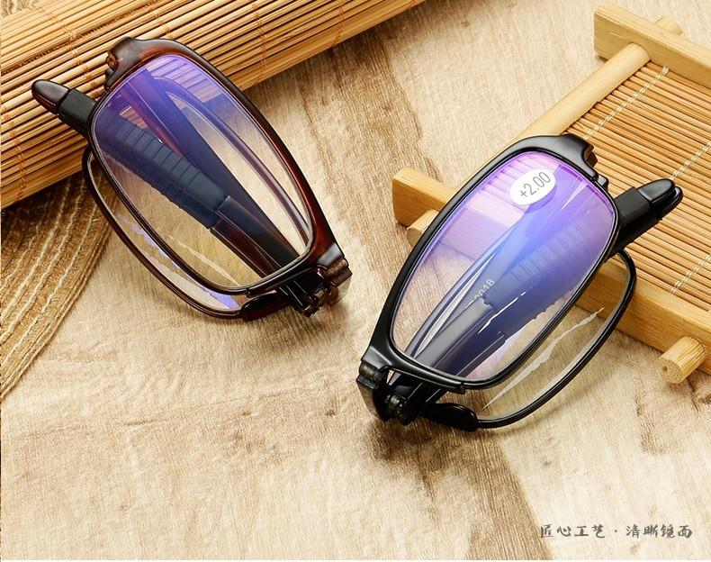 Foldable Unisex Reading Glasses With Case