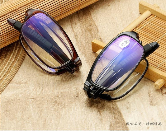 Foldable Unisex Reading Glasses With Case