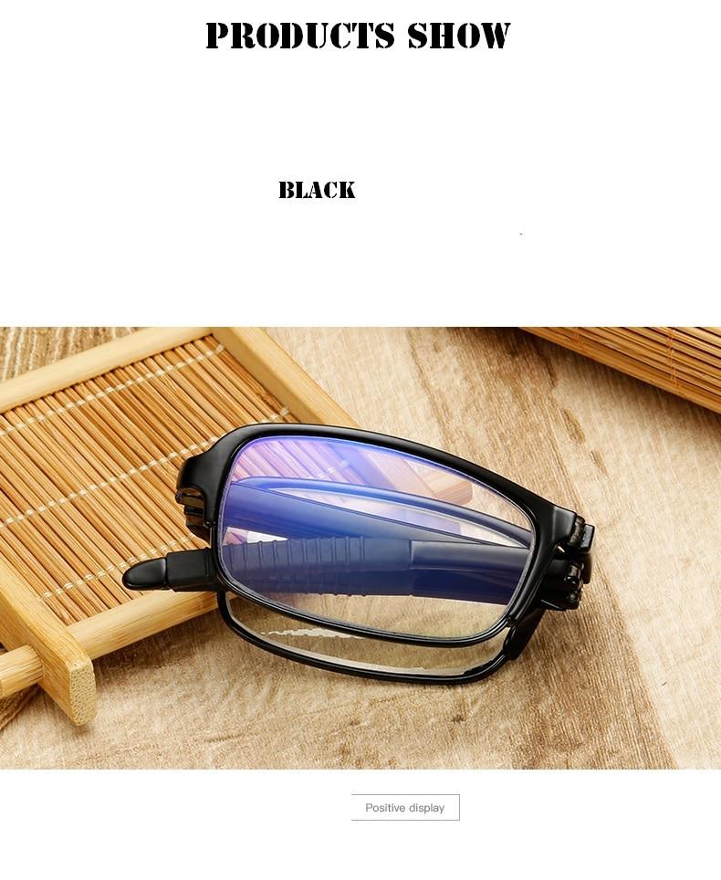 Foldable Unisex Reading Glasses With Case